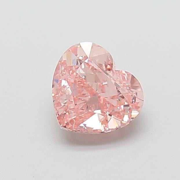 2.03 Ct. Fancy Intense  Pink Heart Lab Grown Diamond