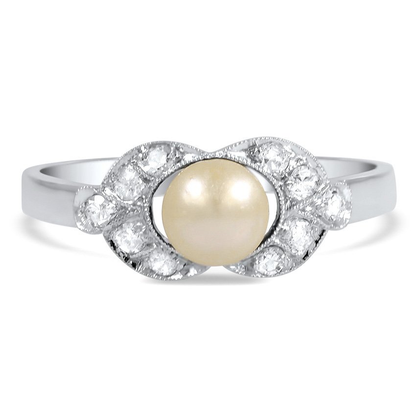 Edwardian Pearl Vintage Ring