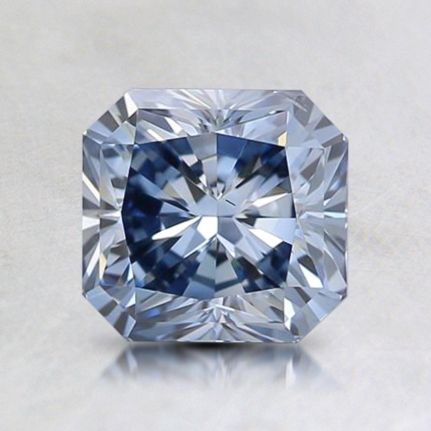 1.30 Ct. Lab Grown Fancy Intense Blue Radiant Diamond