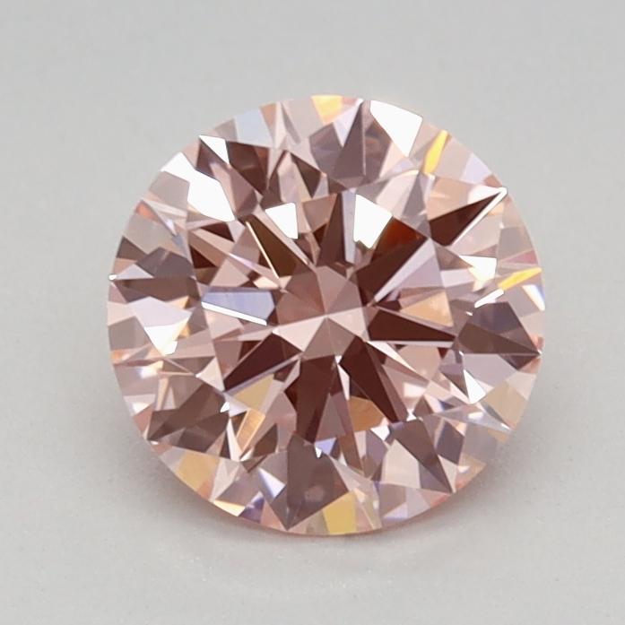 0.73 Ct. Fancy Intense Pink Round Lab Grown Diamond