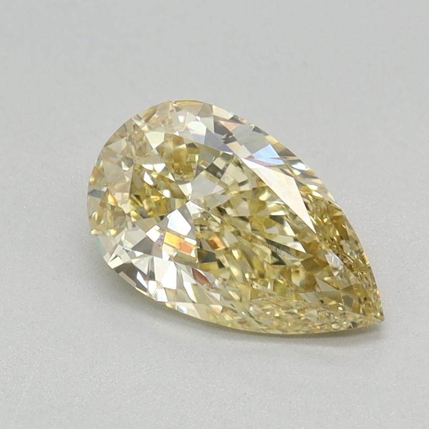 0.72 Ct. Fancy Intense Yellow Pear Lab Grown Diamond