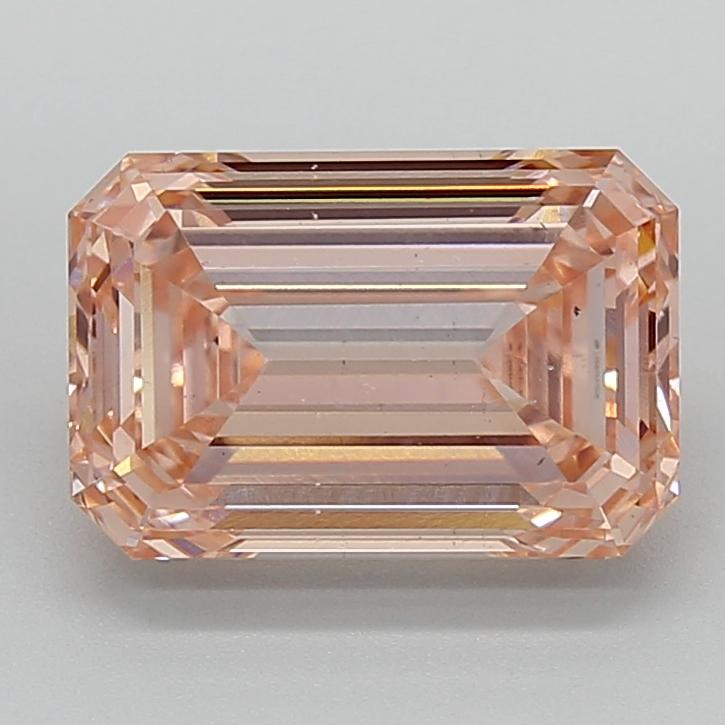 4.03 Ct. Fancy Intense  Pink Emerald Lab Grown Diamond