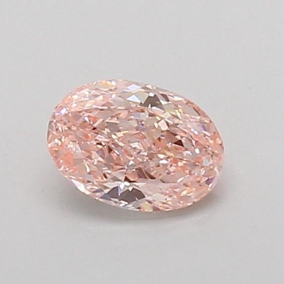 0.54 Ct. Fancy Vivid Pink Oval Lab Grown Diamond