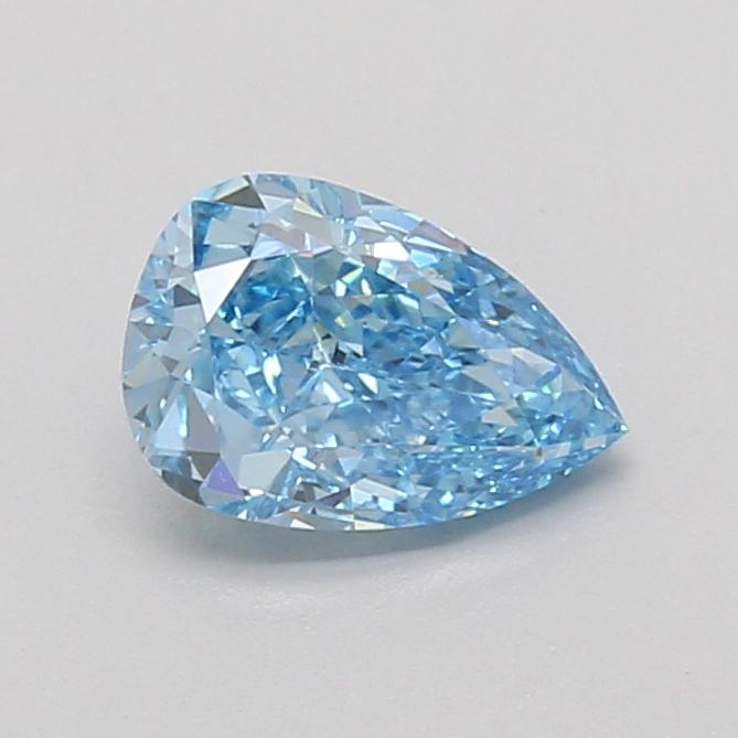 1.09 Ct. Fancy Vivid Blue Pear Lab Grown Diamond