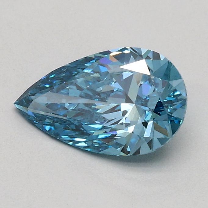 0.50 Ct. Fancy Vivid Blue Pear Lab Grown Diamond