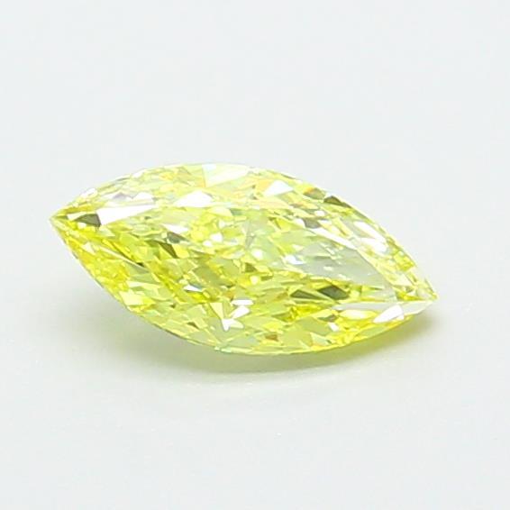 0.52 Ct. Fancy Intense Yellow Marquise Lab Grown Diamond