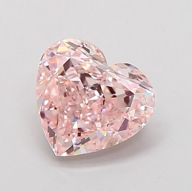 1.55 Ct. Fancy Pink Heart Lab Grown Diamond