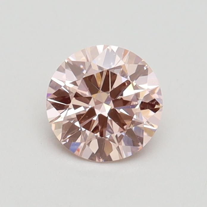 0.51 Ct. Fancy Intense Pink Round Lab Grown Diamond