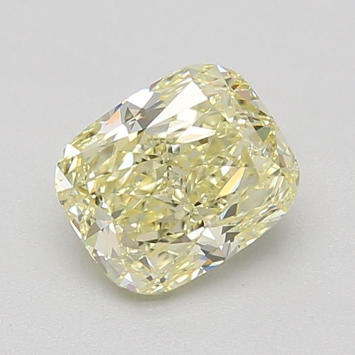 1.02 Ct. Fancy Light Yellow Cushion Diamond
