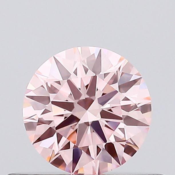 0.31 Ct. Fancy Vivid Pink Round Lab Grown Diamond