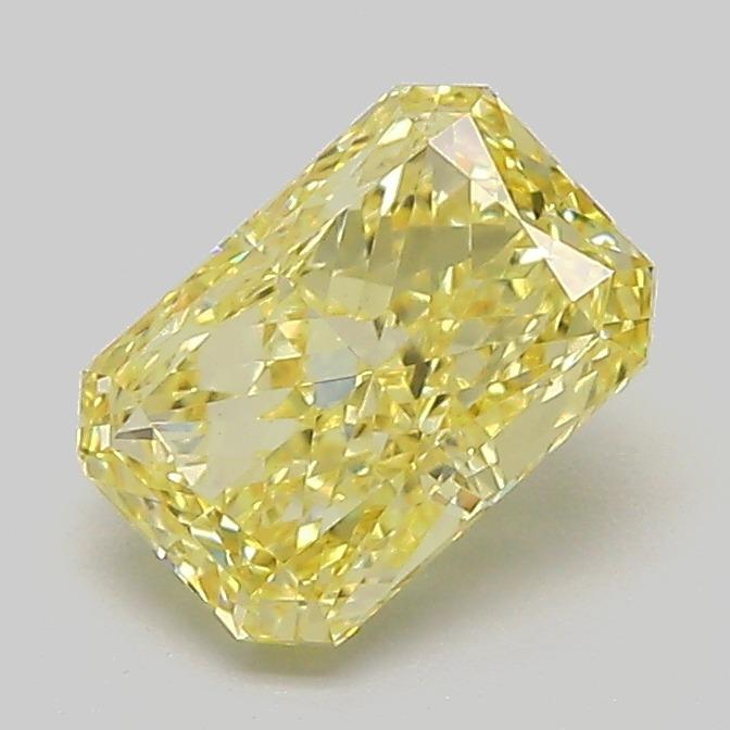 1.17 Ct. Fancy Vivid Yellow Radiant Lab Grown Diamond
