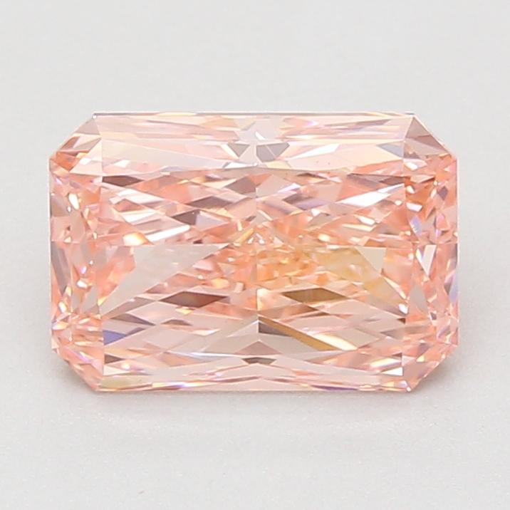 2.77 Ct. Fancy Vivid Pink Radiant Lab Grown Diamond
