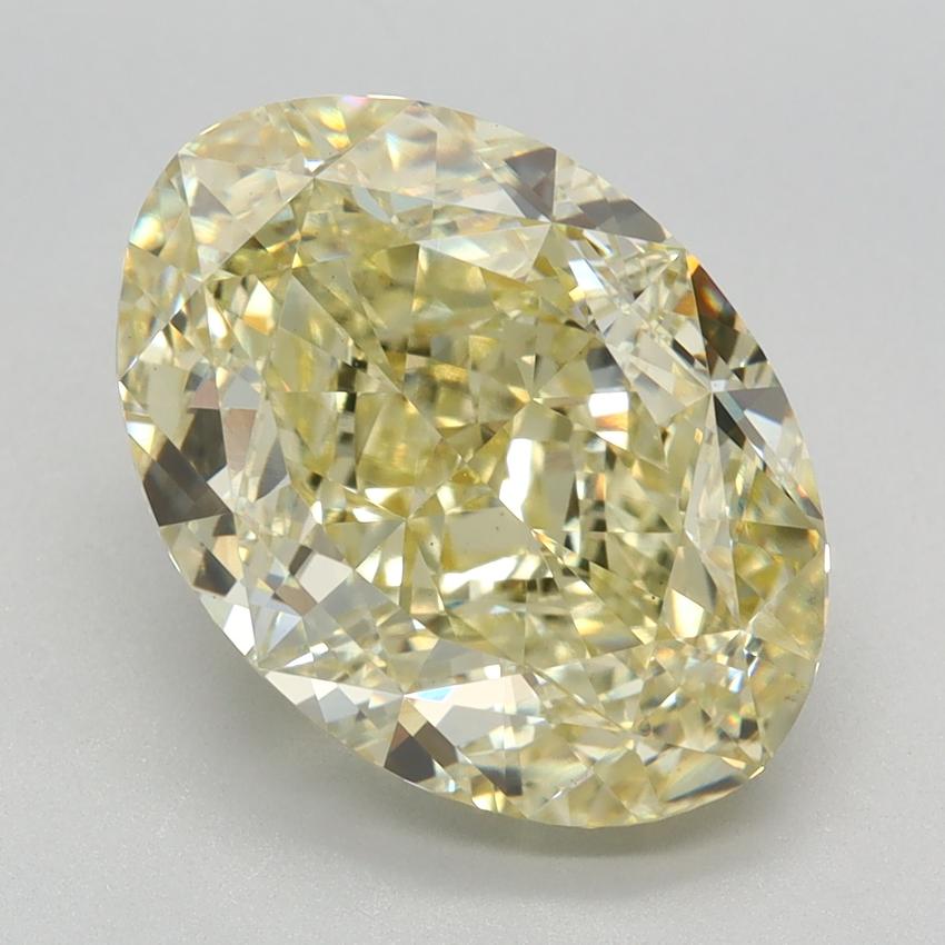 5.27 Ct. Fancy Intense Yellow Oval Lab Grown Diamond