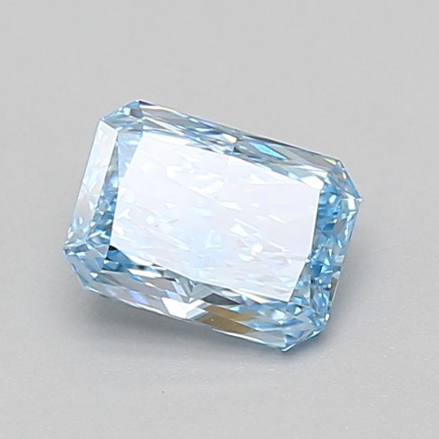 0.98 Ct. Fancy Vivid Blue Radiant Lab Grown Diamond