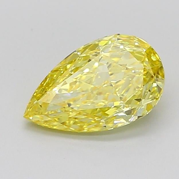 1.17 Ct. Fancy Intense Yellow Pear Lab Grown Diamond