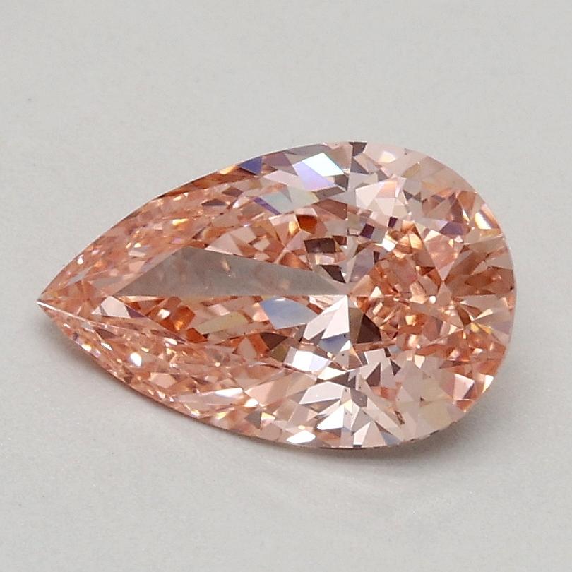 0.83 Ct. Fancy Intense Pink Pear Lab Grown Diamond
