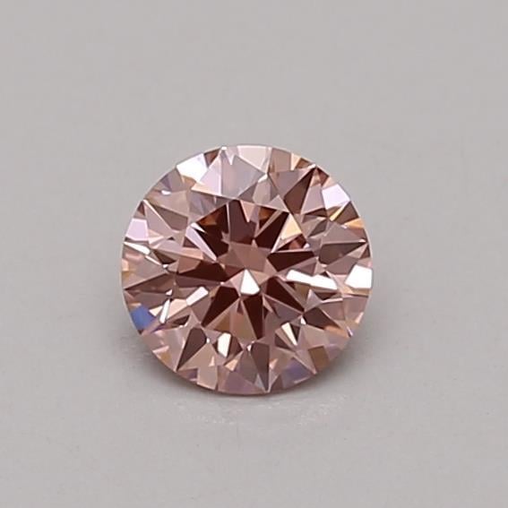 0.30 Ct. Fancy Intense Pink Round Lab Grown Diamond