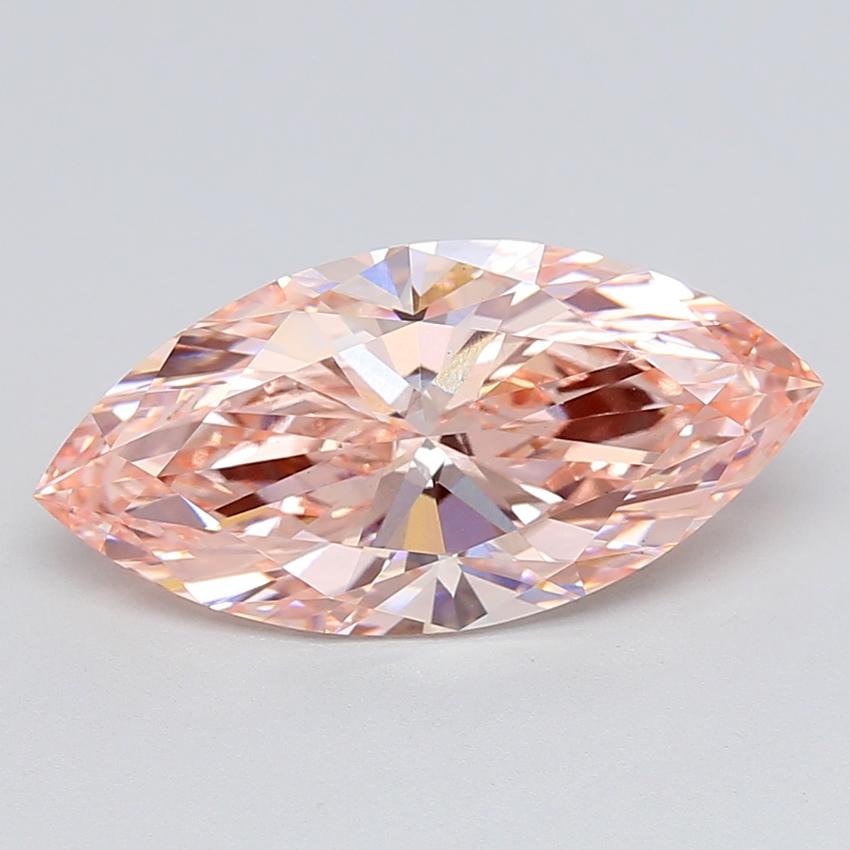 5.00 Ct. Fancy Intense  Pink Marquise Lab Grown Diamond