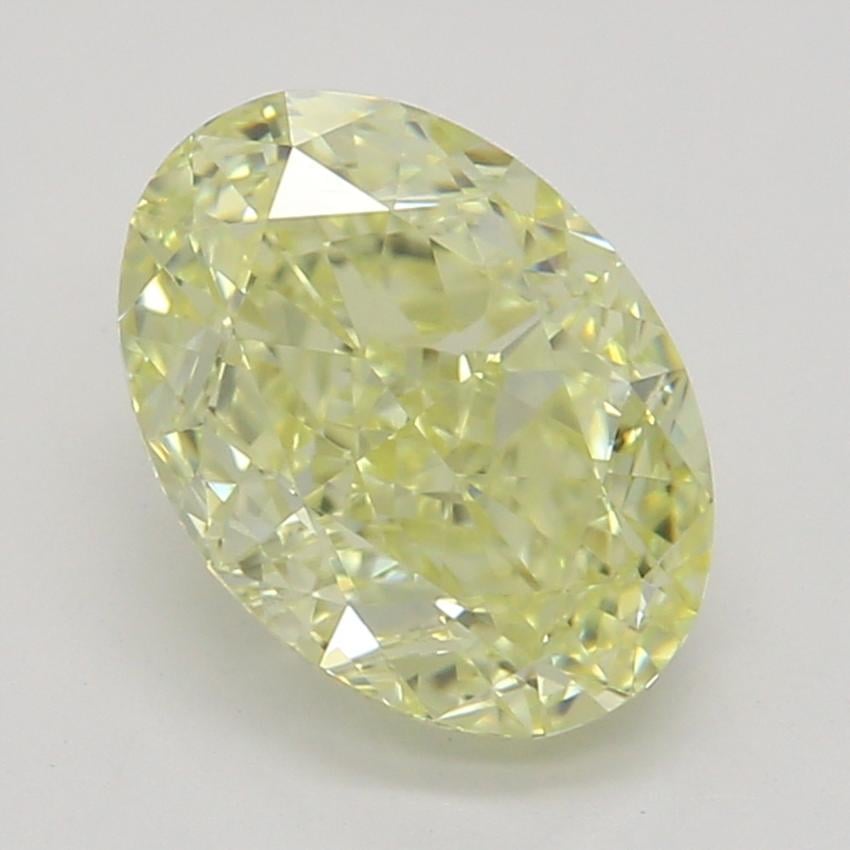 1.07 Ct. Fancy Light Yellow Oval Diamond