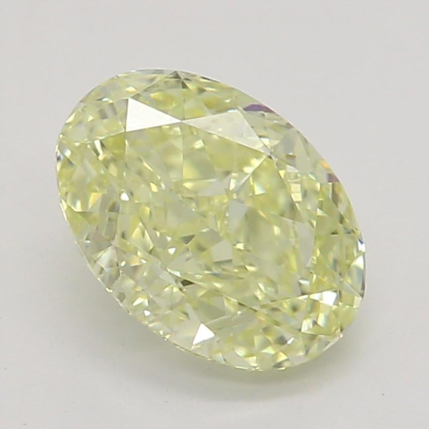 0.75 Ct. Fancy Yellow Oval Diamond