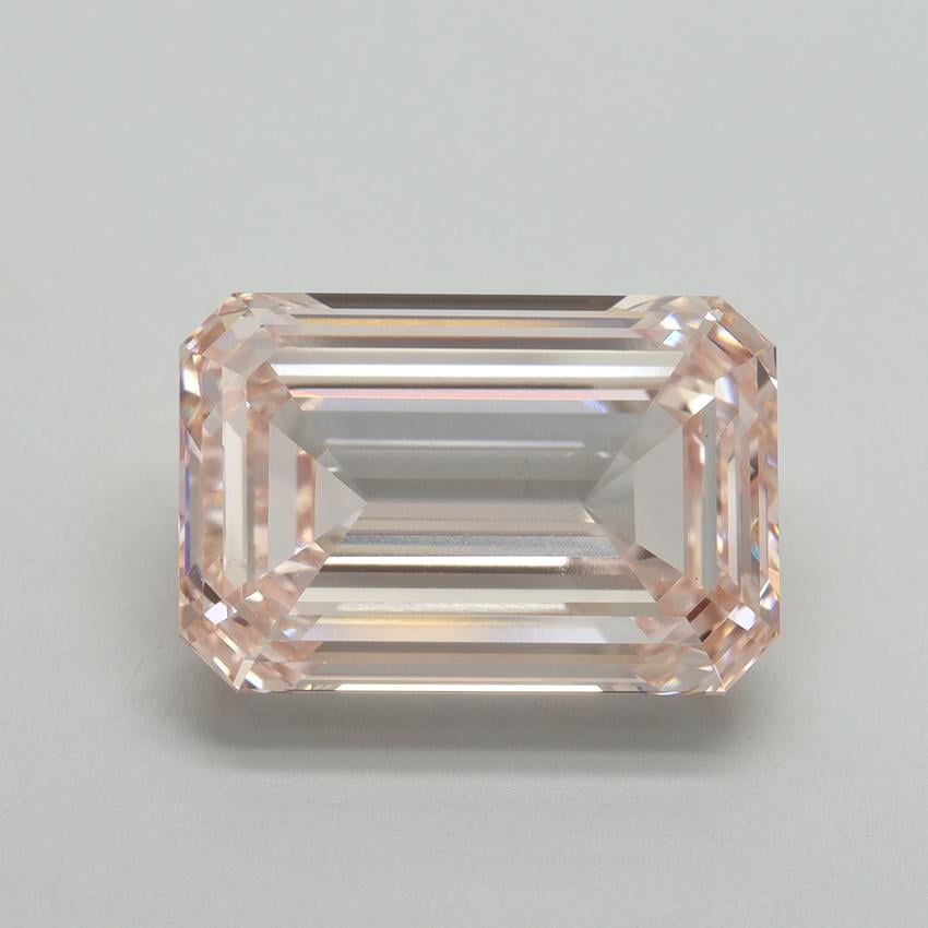 10.06 Ct. Fancy Intense Pink Emerald Lab Grown Diamond
