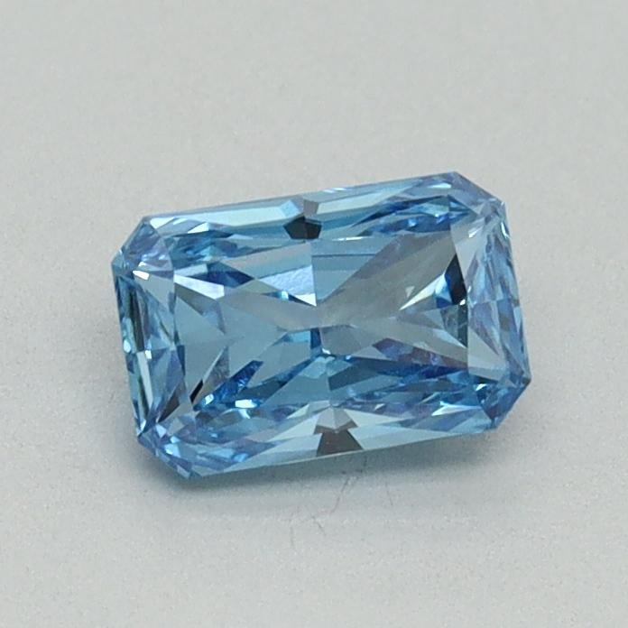 0.59 Ct. Fancy Vivid Blue Radiant Lab Grown Diamond