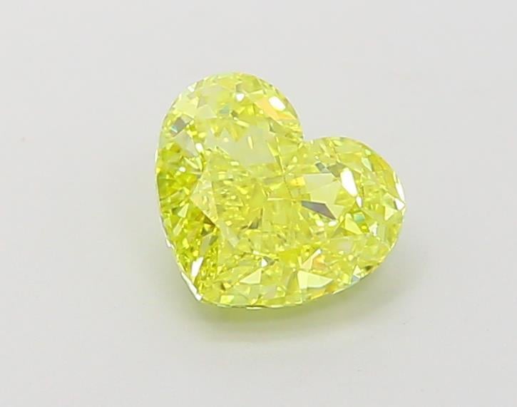 1.20 Ct. Fancy Vivid  Yellow Heart Lab Grown Diamond