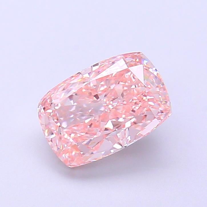 1.65 Ct. Fancy Intense  Pink Cushion Lab Grown Diamond