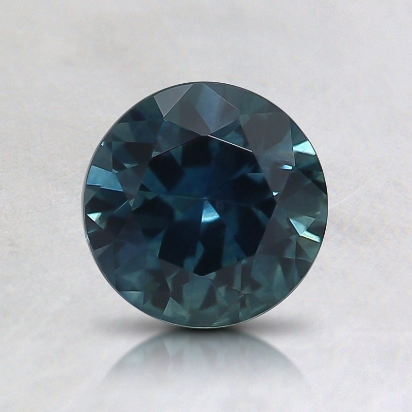 6mm Premium Teal Round Montana Sapphire
