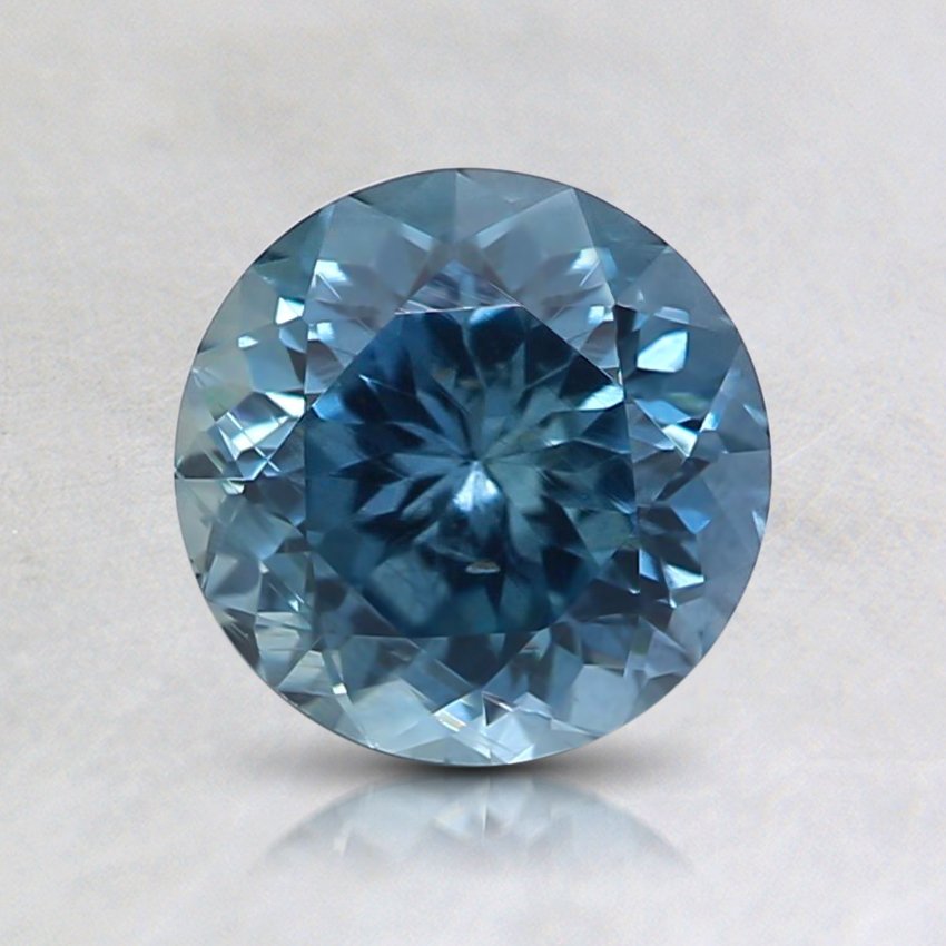6.4mm Montana Teal Round Sapphire