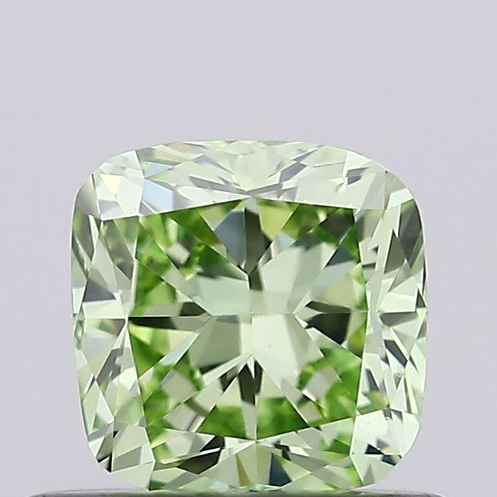 0.50 Ct. Fancy Intense Green Cushion Lab Grown Diamond