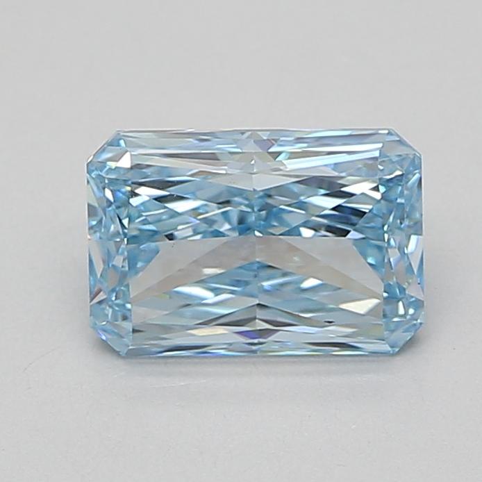2.01 Ct. Fancy Vivid Blue Radiant Lab Grown Diamond