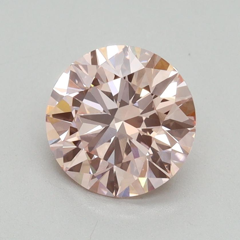 1.33 Ct. Fancy Intense Pink Round Lab Grown Diamond