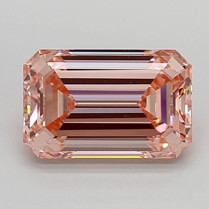 3.72 Ct. Fancy Intense  Pink Emerald Lab Grown Diamond