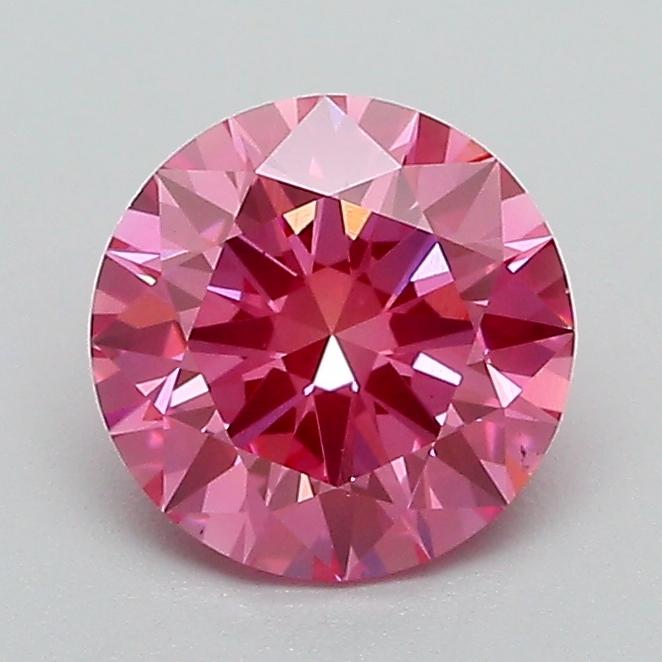 1.20 Ct. Fancy Vivid Pink Round Lab Grown Diamond