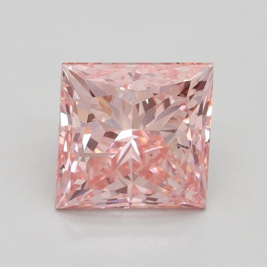 2.01 Ct. Fancy Intense Pink Princess Lab Grown Diamond