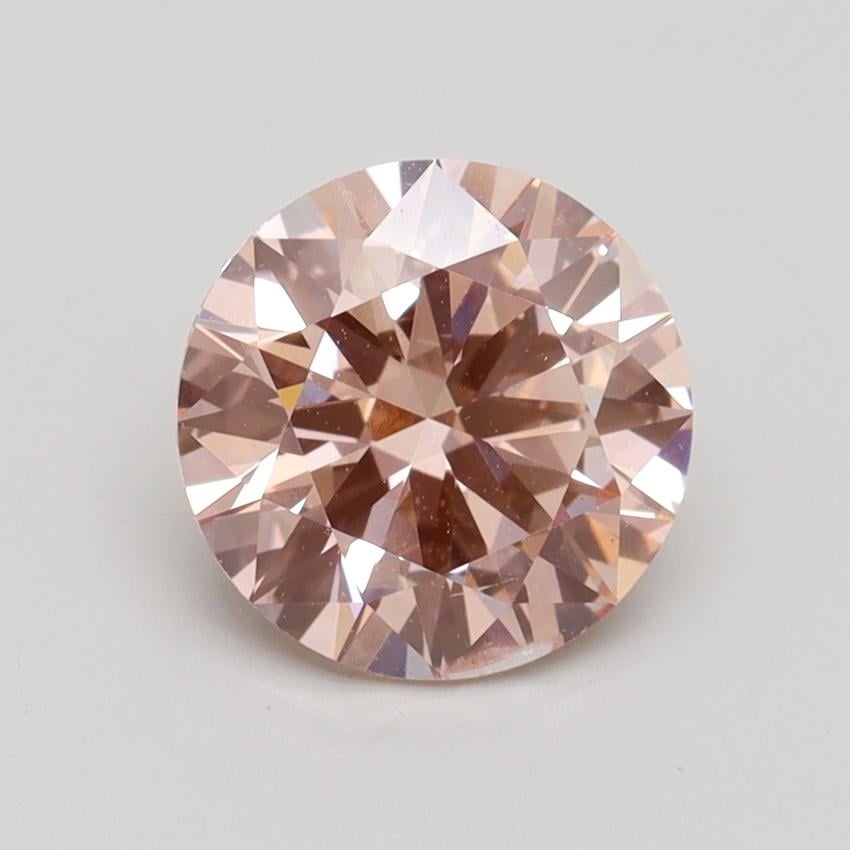 1.72 Ct. Fancy Intense Pink Round Lab Grown Diamond