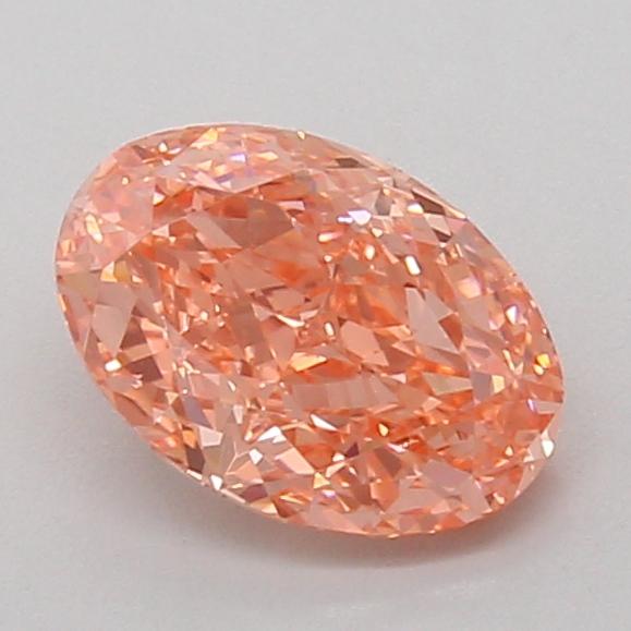 1.52 Ct. Fancy Vivid Pink Oval Lab Grown Diamond