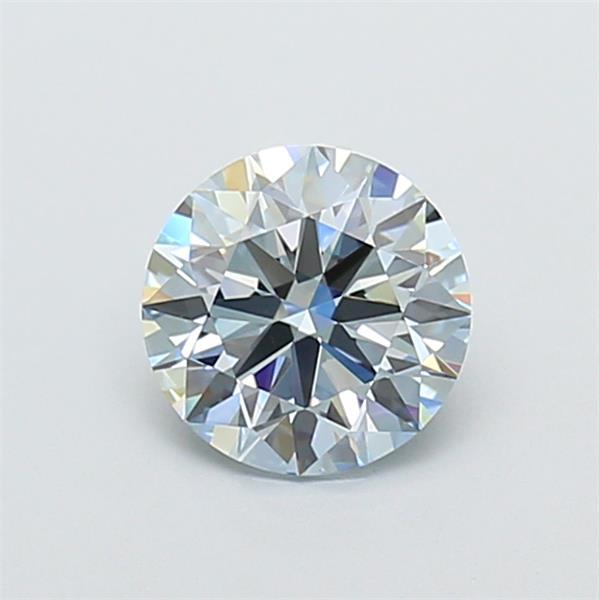 1.67 Ct. Light  Blue Round Lab Grown Diamond