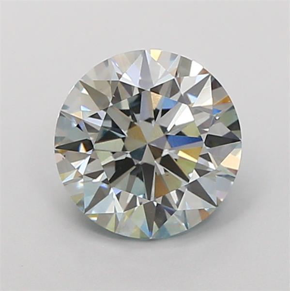 2.05 Ct. Fancy Light Green Round Lab Grown Diamond