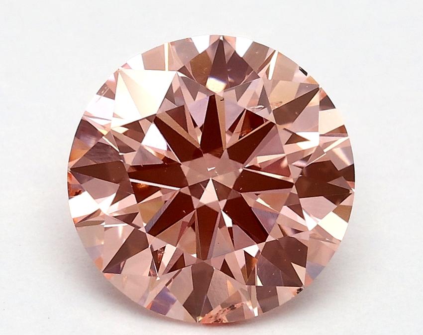 1.70 Ct. Fancy Vivid Pink Round Lab Grown Diamond