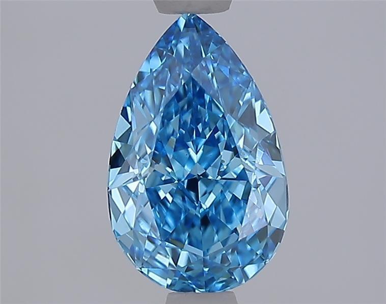 1.52 Ct. Fancy Vivid Blue Blue Pear Lab Grown Diamond