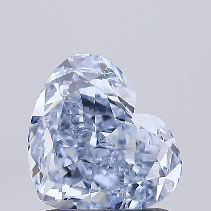 1.01 Ct. Fancy Blue Heart Lab Grown Diamond