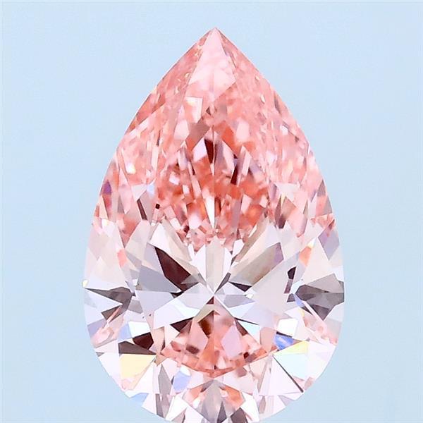 1.51 Ct. Fancy Vivid Pink Pear Lab Grown Diamond