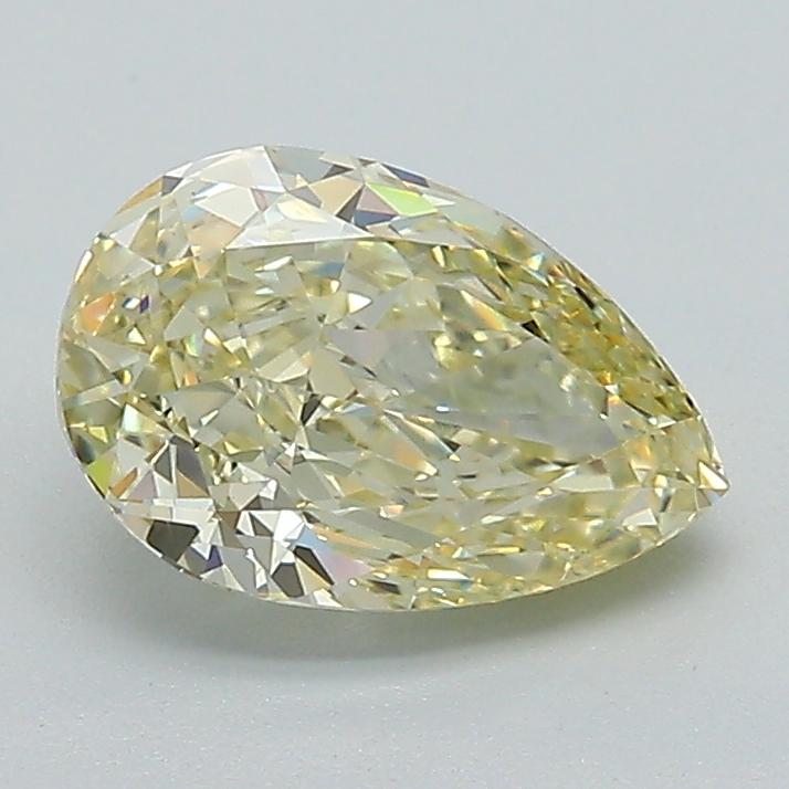 1.50 Ct. Fancy Light Yellow Pear Lab Grown Diamond