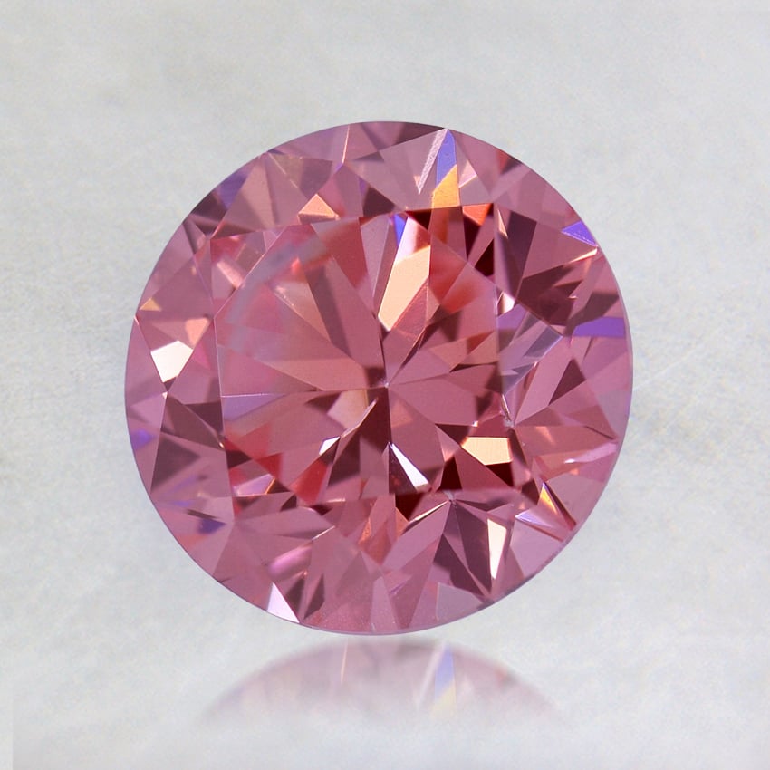 1.30 ct. Lab Grown Fancy Deep Pink Round Diamond