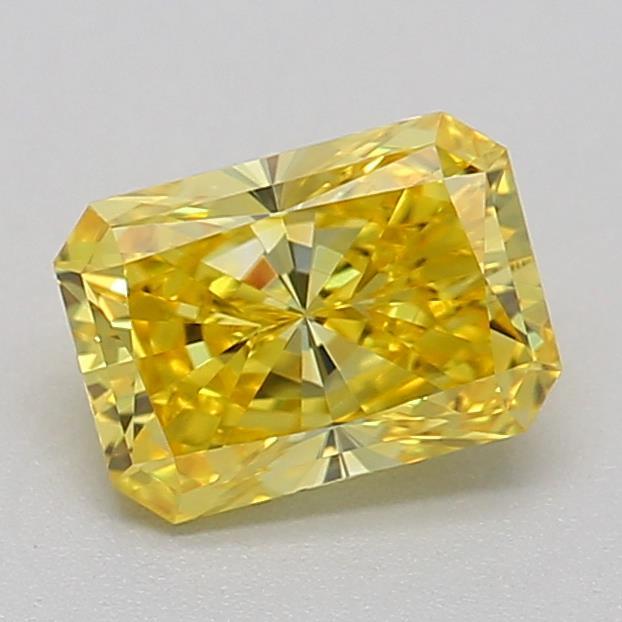 0.50 Ct. Fancy Vivid Yellow Radiant Lab Grown Diamond