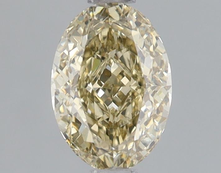 1.04 Ct. Fancy Grayish Yellow Oval Lab Grown Diamond