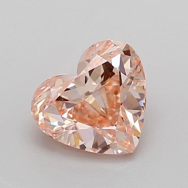 2.03 Ct. Fancy Intense Pink Heart Lab Grown Diamond