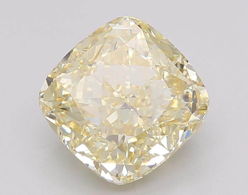 3.52 Ct. Fancy Intense Yellow Cushion Lab Grown Diamond